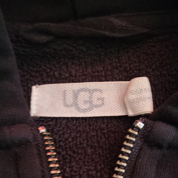 UGG Classic Black Zip-Up Hoodie - Picture 3 of 7